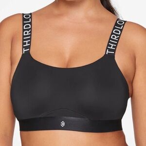 Third Love Kinetic Adjustable Sports Bra Black 36H